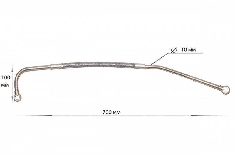 Трубка соед. подвода масла к ТКР Евро2 740.21-1118310-10 740.21-1118304-04 длин